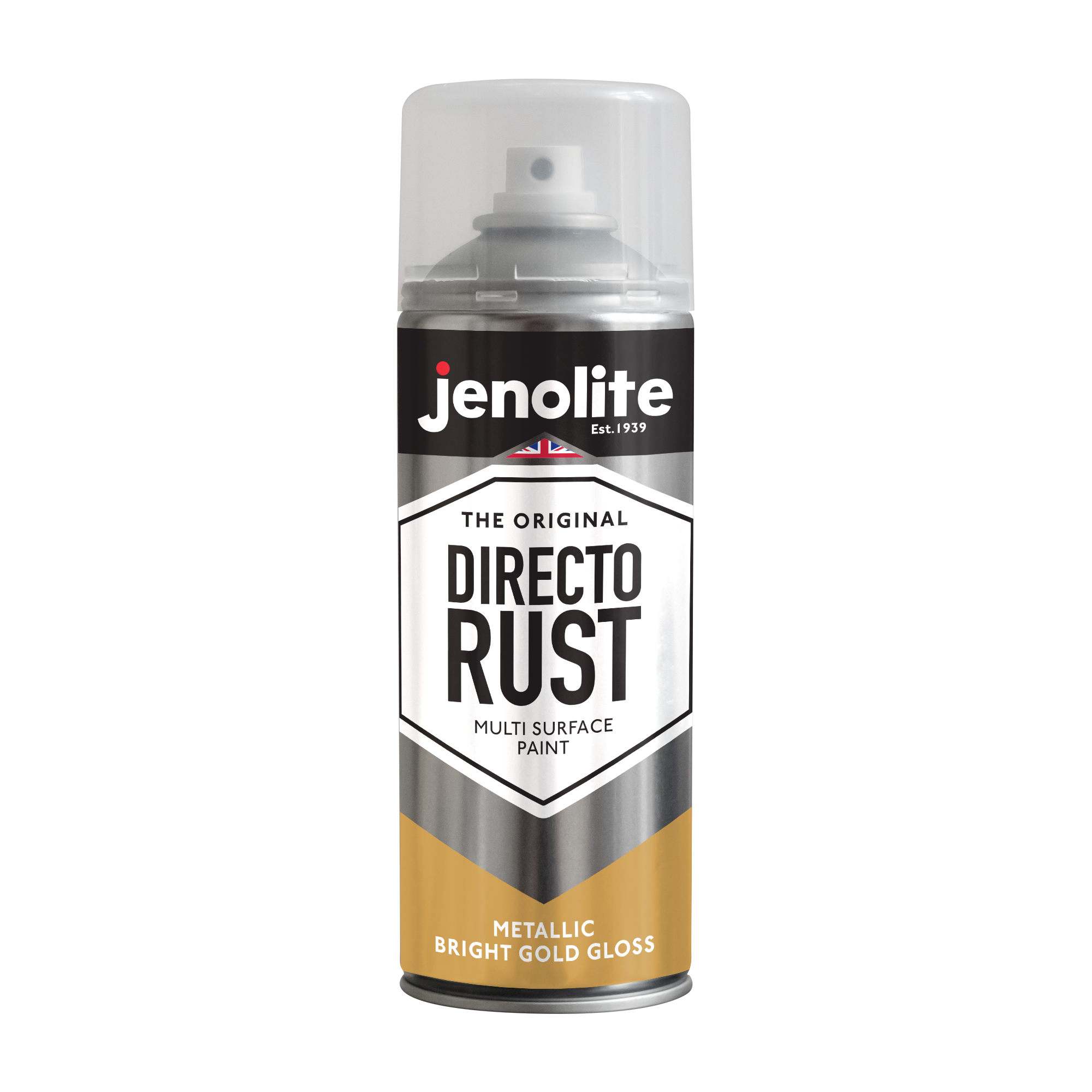 DIRECTORUST Spray Paint | METALLIC GLOSS | 400ml | Multi Surface Spray Paint