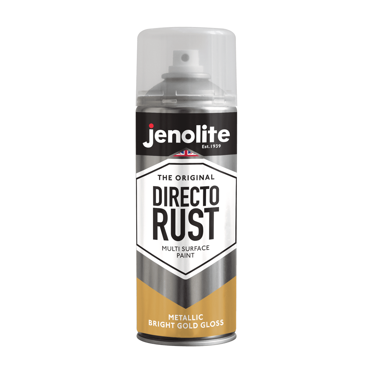 DIRECTORUST Spray Paint | METALLIC GLOSS | 400ml | Multi Surface Spray Paint