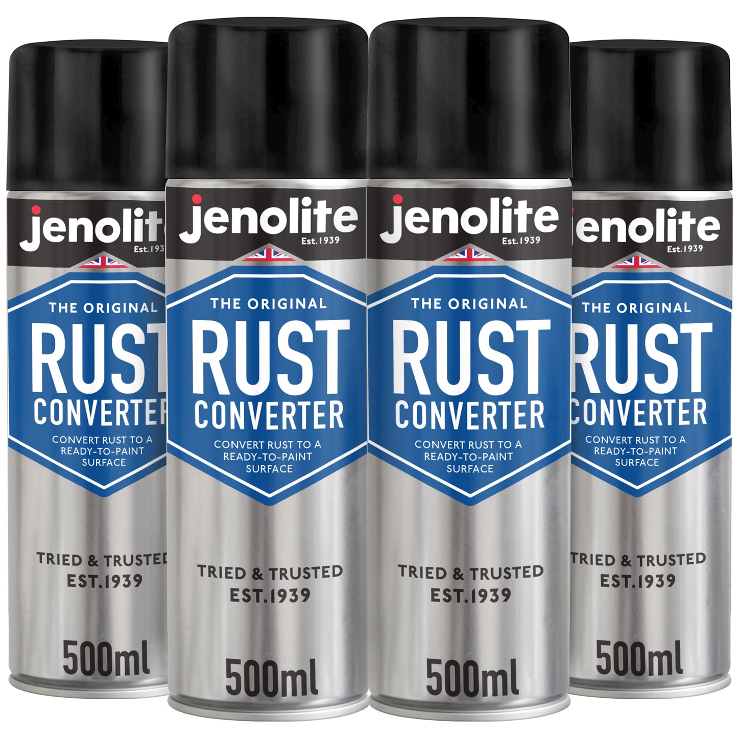 Rust Converter Epoxy Aerosol | 500ml | Turns Rust into Ready To Paint Surface