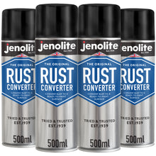 Rust Converter Epoxy Aerosol | 4 x 500ml | Turns Rust into Ready To Paint Surface Value Pack