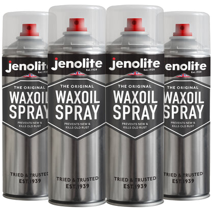 Waxoil Aerosol Spray | 4 x 500ml | Rust Protection Spray