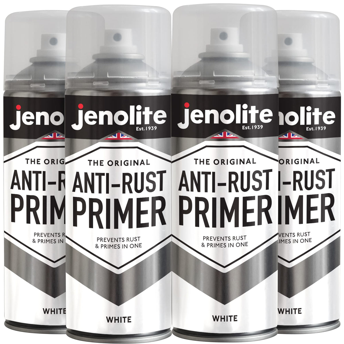 Anti Rust Primer Spray Paint 4 x Metal Primer