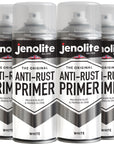 Anti-Rust Primer Spray Paint | 4 x 400ml | White | Metal Primer