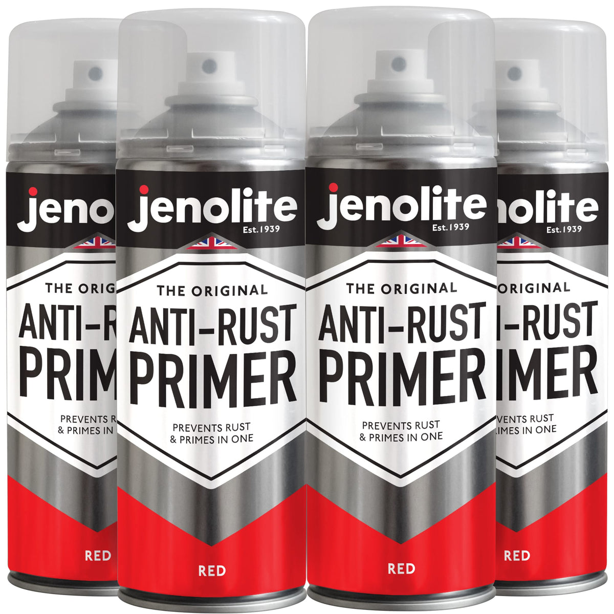 Anti Rust Primer Spray Paint 4 x Metal Primer