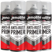 Anti-Rust Primer Spray Paint | 4 x 400ml | Red | Metal Primer