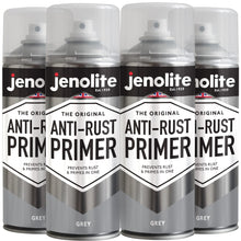 Anti-Rust Primer Spray Paint | 4 x 400ml | Grey | Metal Primer