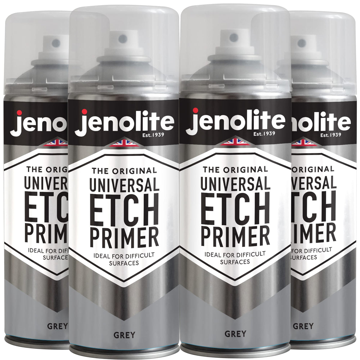 Universal Etch Primer 4 x Aerosol Spray Paint