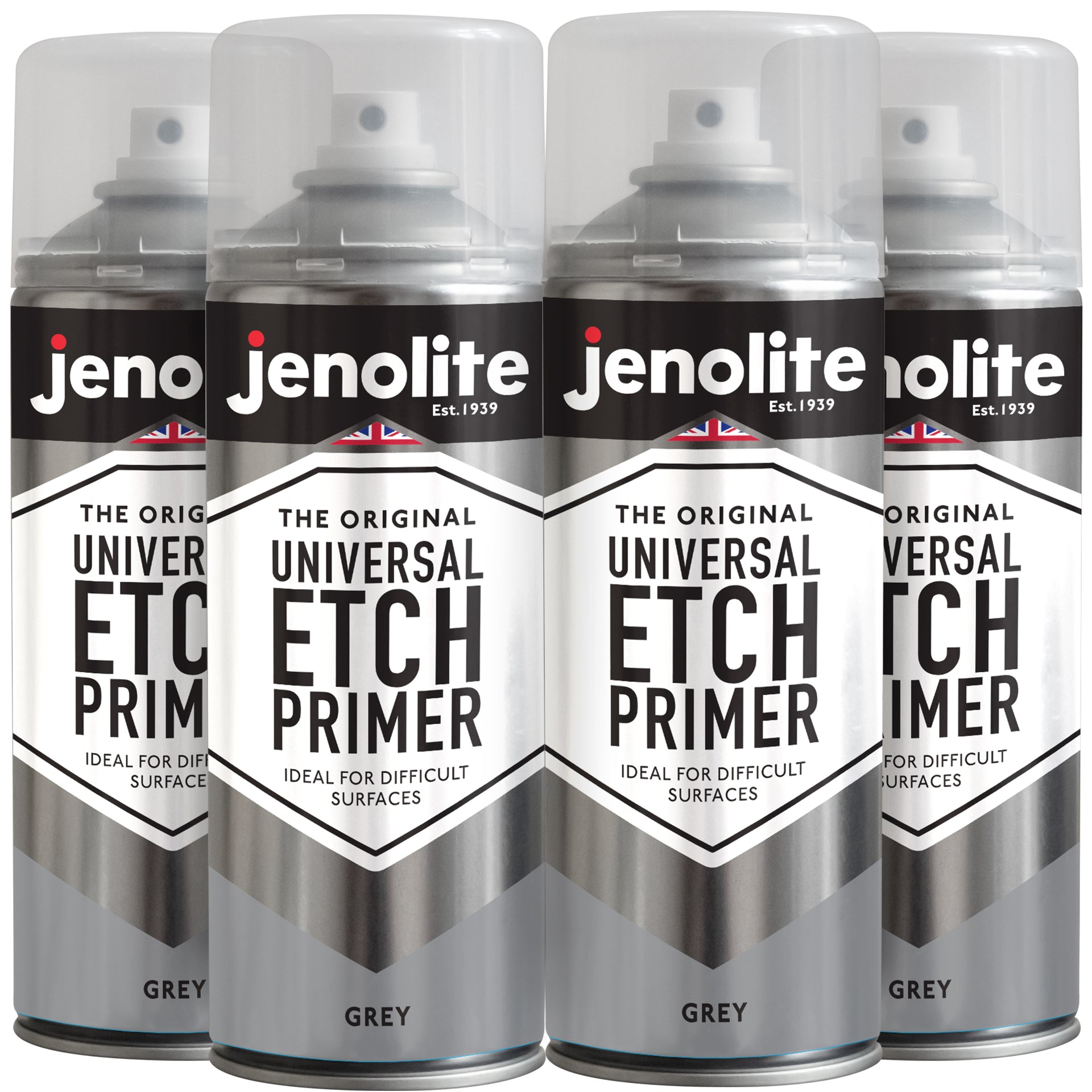 Universal Etch Primer 4 x Aerosol Spray Paint