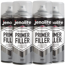 Primer Filler | Grey | 4 x 500ml Aerosol Spray Paint