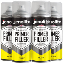 Primer Filler | Yellow | 4 x 400ml Aerosol Spray Paint