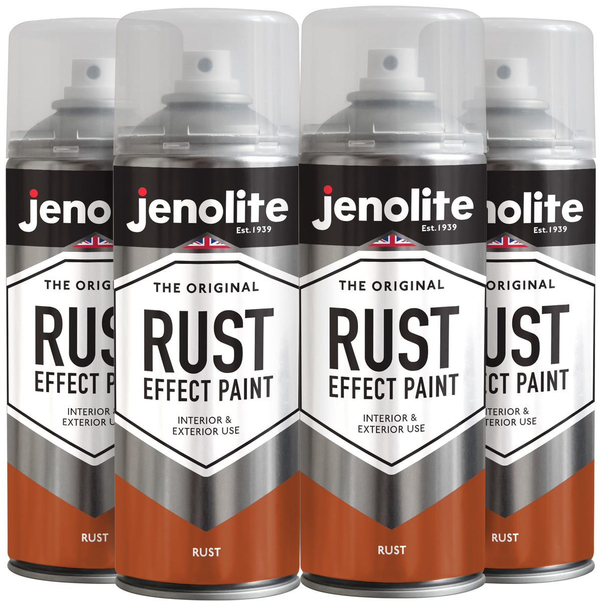 Effect Spray Paint 4 x Textured Paint Weathered Rusted Metal Look & Feel