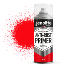 Anti-Rust Primer Spray Paint | 4 x 400ml | Red | Metal Primer