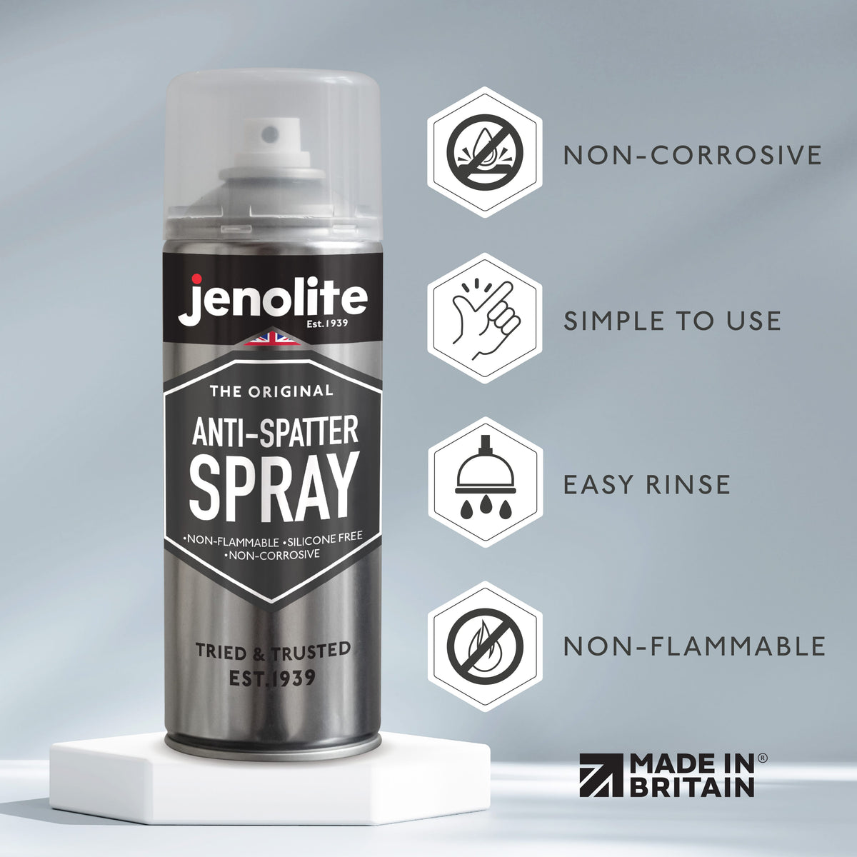 Welders Anti-Spatter Spray Aerosol | Non-flammable | Prevents Adhesion of Welding Spatter | 500ml