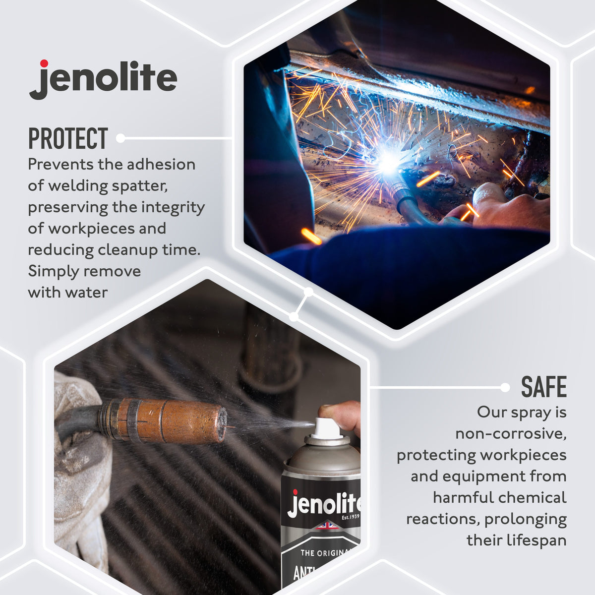 Welders Anti-Spatter Spray Aerosol | Non-flammable | Prevents Adhesion of Welding Spatter | 500ml