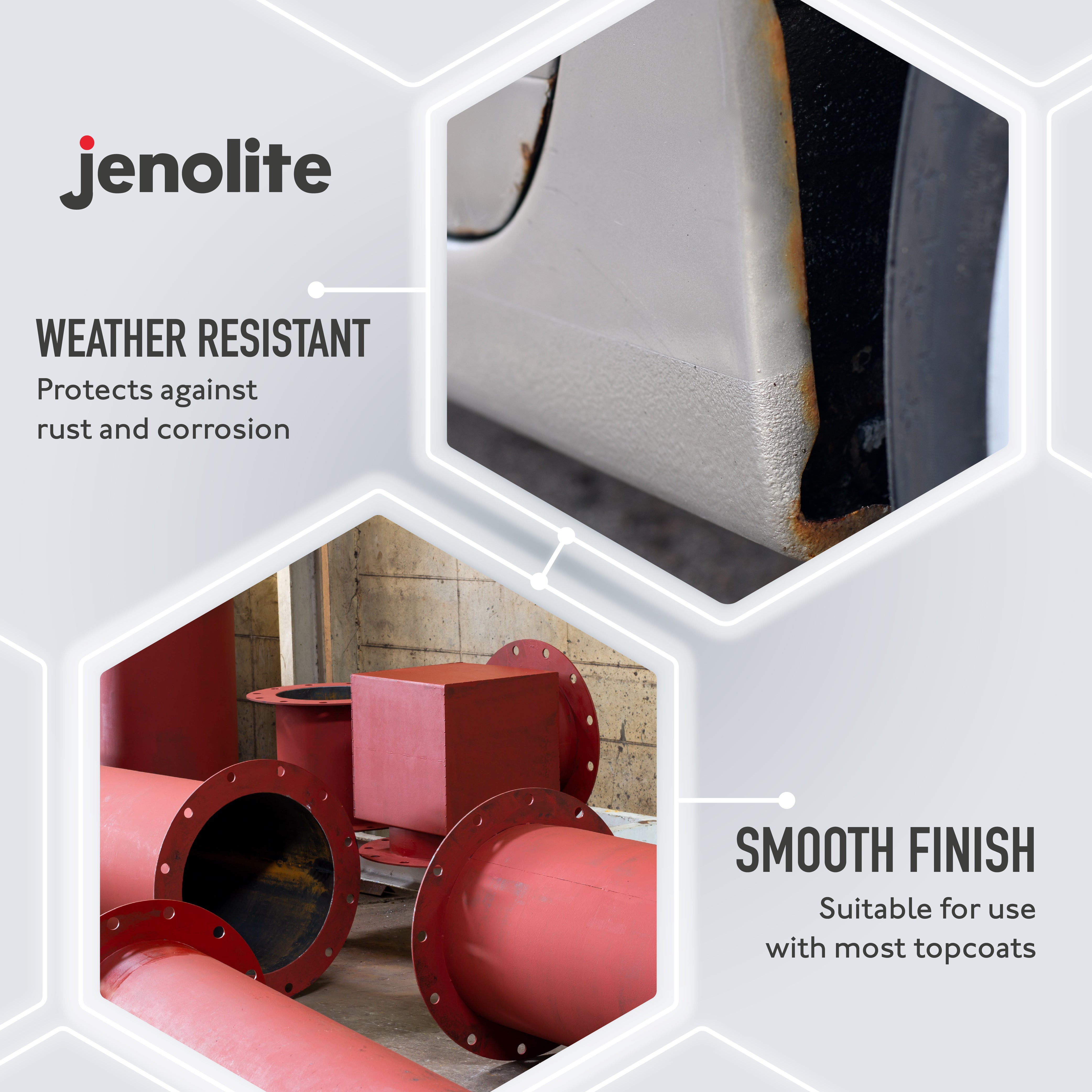 Anti-Rust Primer | Red Oxide 1 Litre Tin Paint – Jenolite