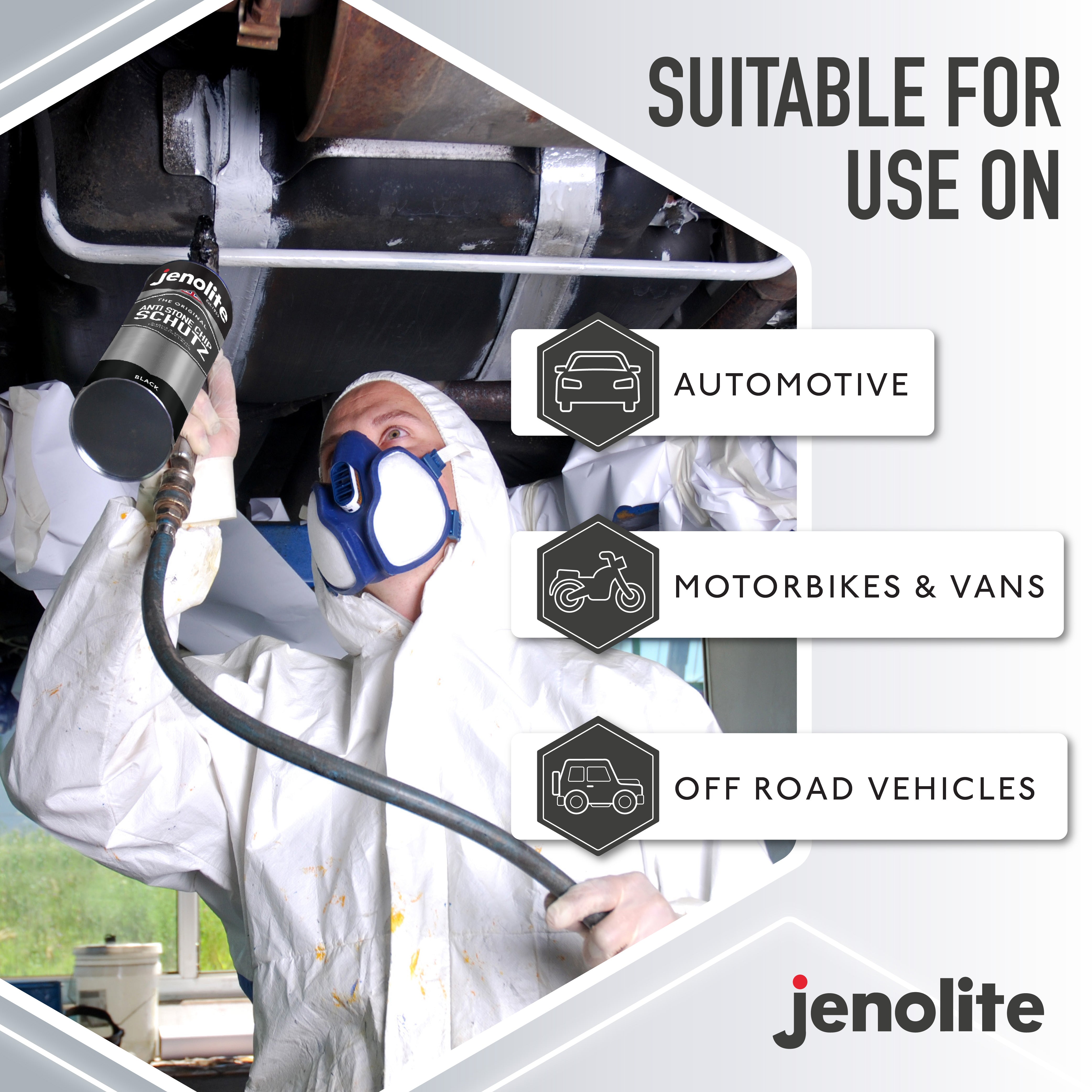 Anti-Stonechip Schutz | 1 Litre – Jenolite