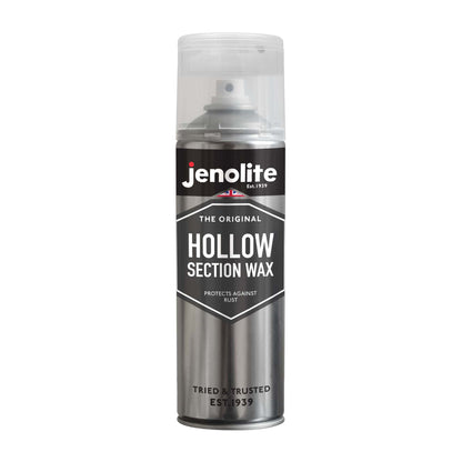 Hollow Section Cavity Wax Aerosol, 500ml Spray with 600mm Extension Straw & Nozzle
