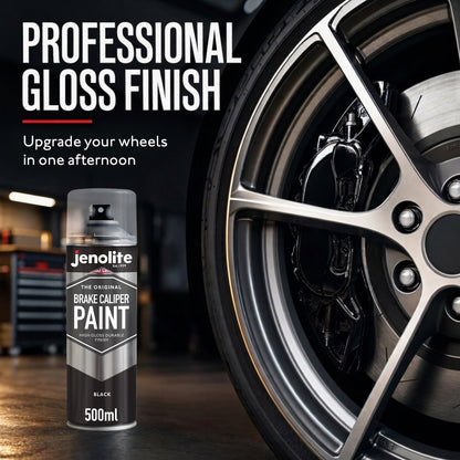 Brake Caliper Spray Paint - Durable High-Gloss Finish, Heat, Corrosion & Weathering Resistant