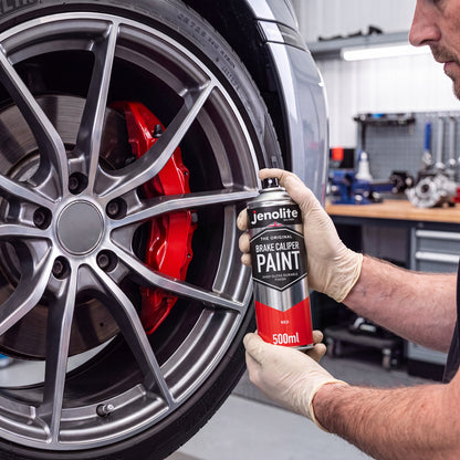 Brake Caliper Spray Paint - Durable High-Gloss Finish, Heat, Corrosion & Weathering Resistant