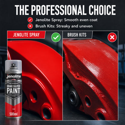 Brake Caliper Spray Paint - Durable High-Gloss Finish, Heat, Corrosion & Weathering Resistant