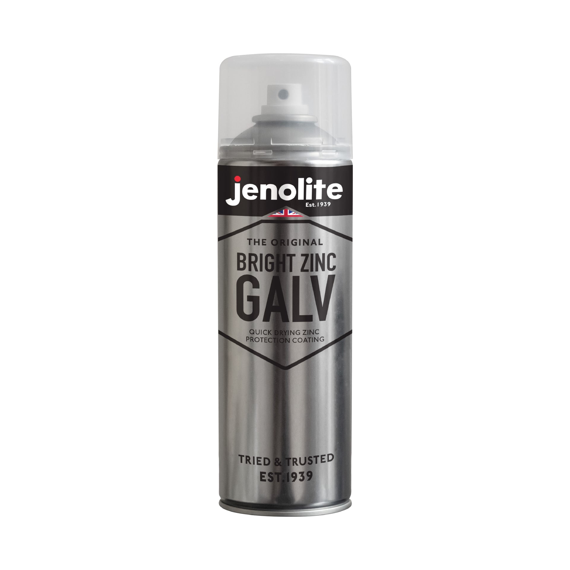 Bright Zinc Galvanising Aerosol Spray Paint All-in-One Primer