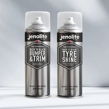 Back to Black Aerosol Twin Pack | Bumper & Trim and Tyre Shine | 500ml