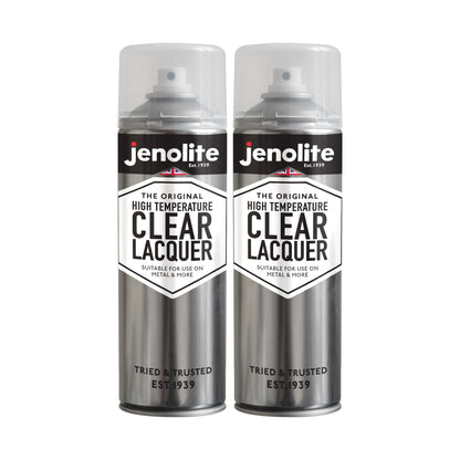 High Temperature Clear Lacquer 500ml | 650C + | Crystal Clear Finish