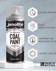 Coal Paint | Matt Black | 400ml Aerosol