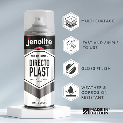 DIRECTOPLAST Gloss Spray Paint | 400ml | Suitable For Most Plastic Surfaces