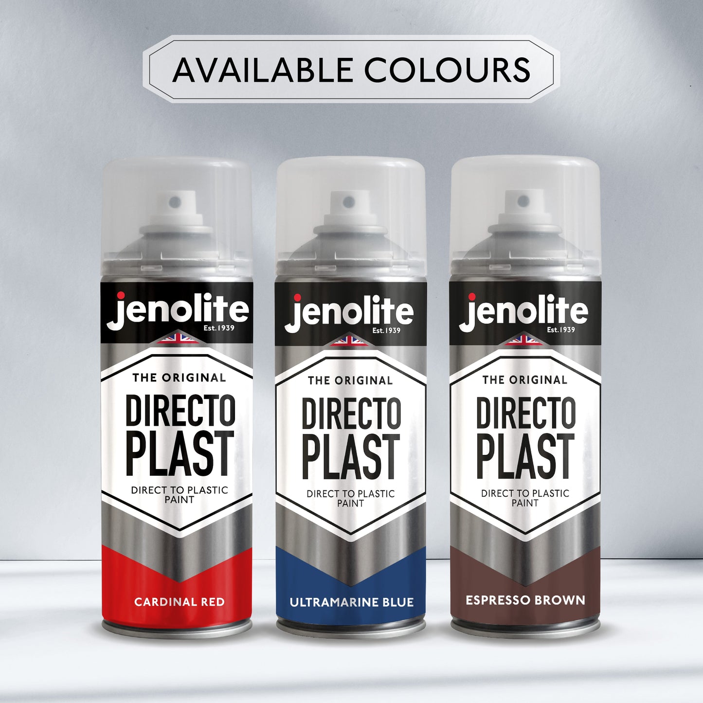 DIRECTOPLAST Gloss Spray Paint | 400ml | Suitable For Most Plastic Surfaces