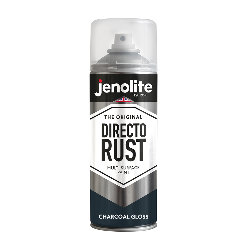 DIRECTORUST Spray Paint | Gloss | Charcoal Grey | 12 x 400ml | RAL 7016