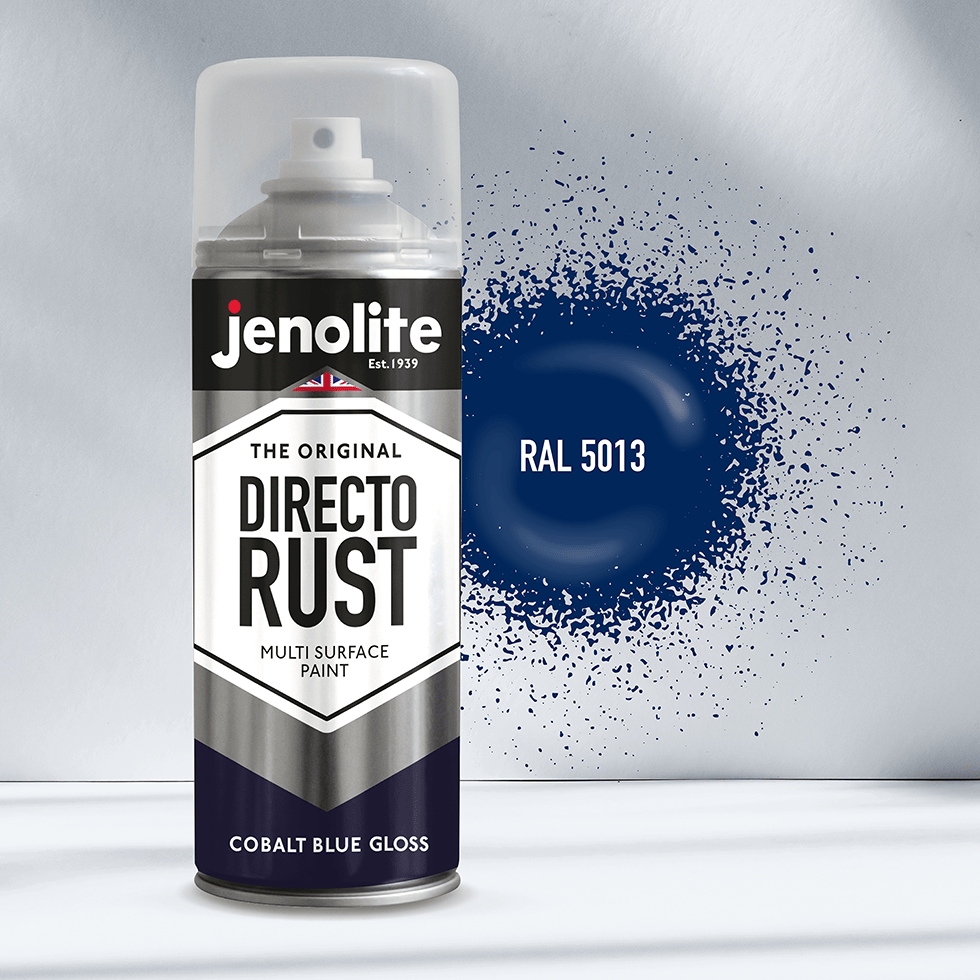 DIRECTORUST Spray Paint | Gloss | Cobalt Blue | 12 x 400ml | RAL 5013