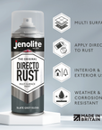 DIRECTORUST Spray Paint | Gloss | Slate Grey | 12 x 400ml | RAL 7031