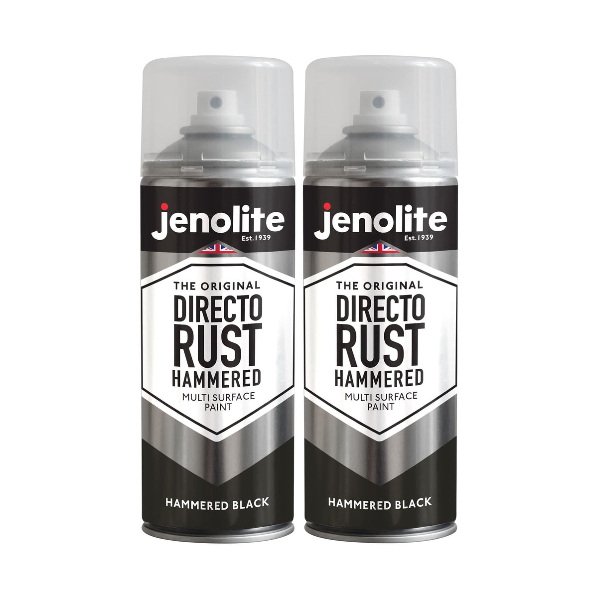 DIRECTORUST Spray Paint | HAMMERED BLACK | 400ml | Multi Surface Spray Paint