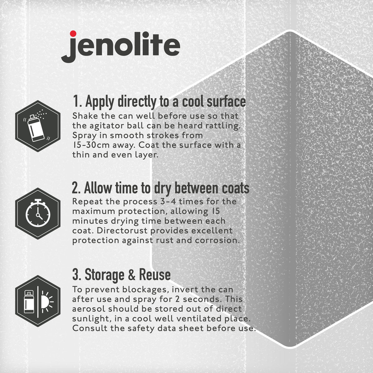 DIRECTORUST Spray Paint | HAMMERED BLACK | 400ml | Multi Surface Spray Paint