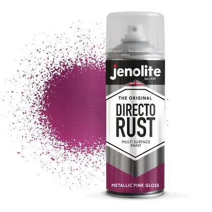 DIRECTORUST Spray Paint | METALLIC GLOSS | 400ml | Multi Surface Spray Paint