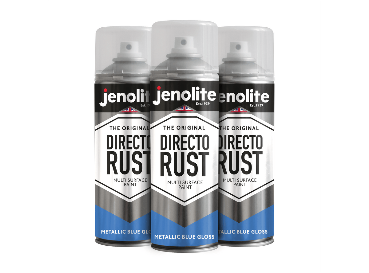 DIRECTORUST Spray Paint | METALLIC GLOSS | 400ml | Multi Surface Spray Paint