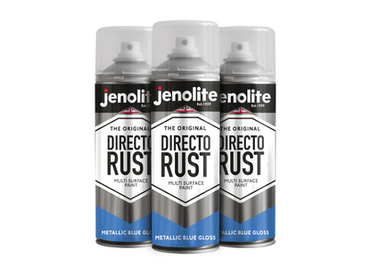 DIRECTORUST Spray Paint | METALLIC GLOSS | 400ml | Multi Surface Spray Paint