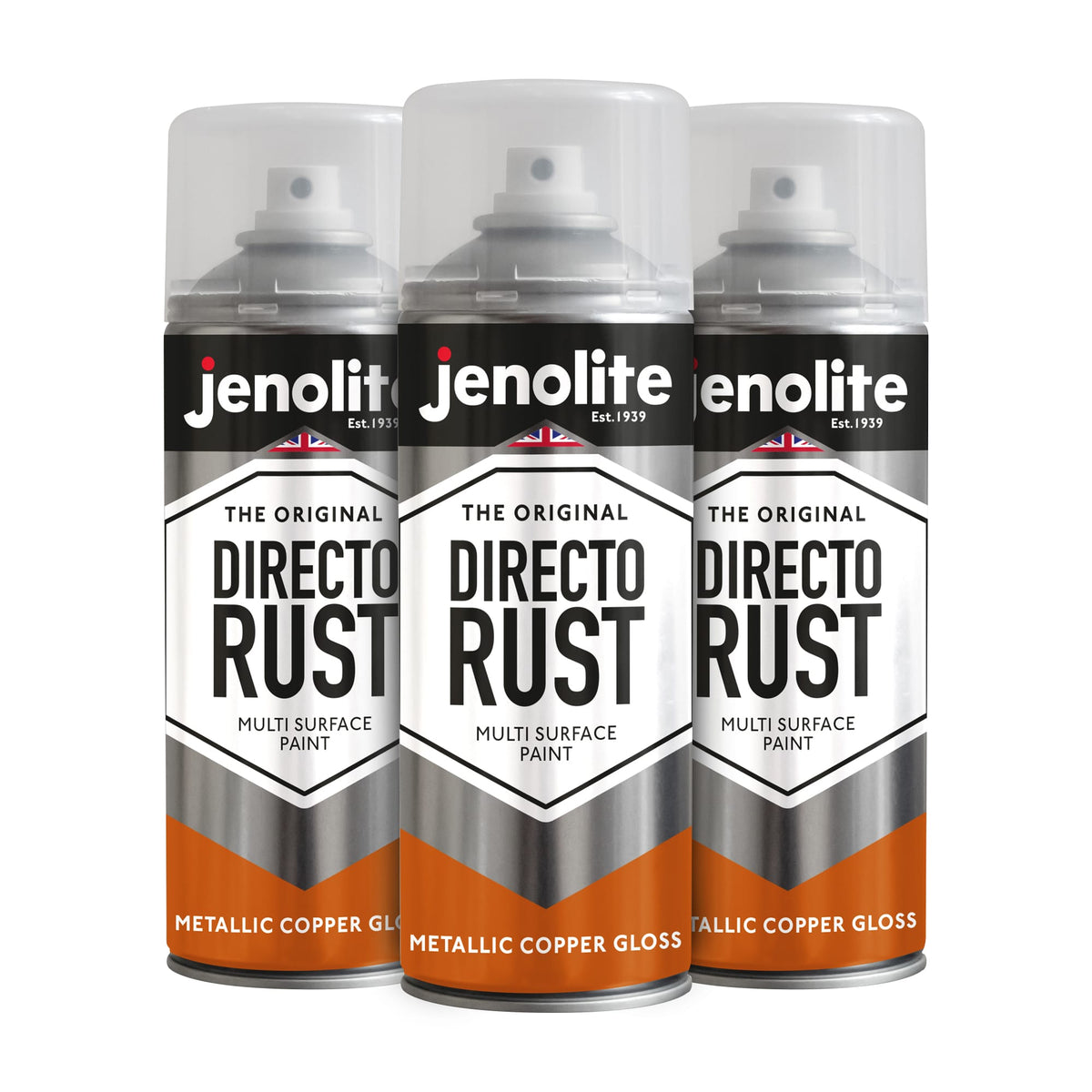 DIRECTORUST Spray Paint | METALLIC GLOSS | 400ml | Multi Surface Spray Paint
