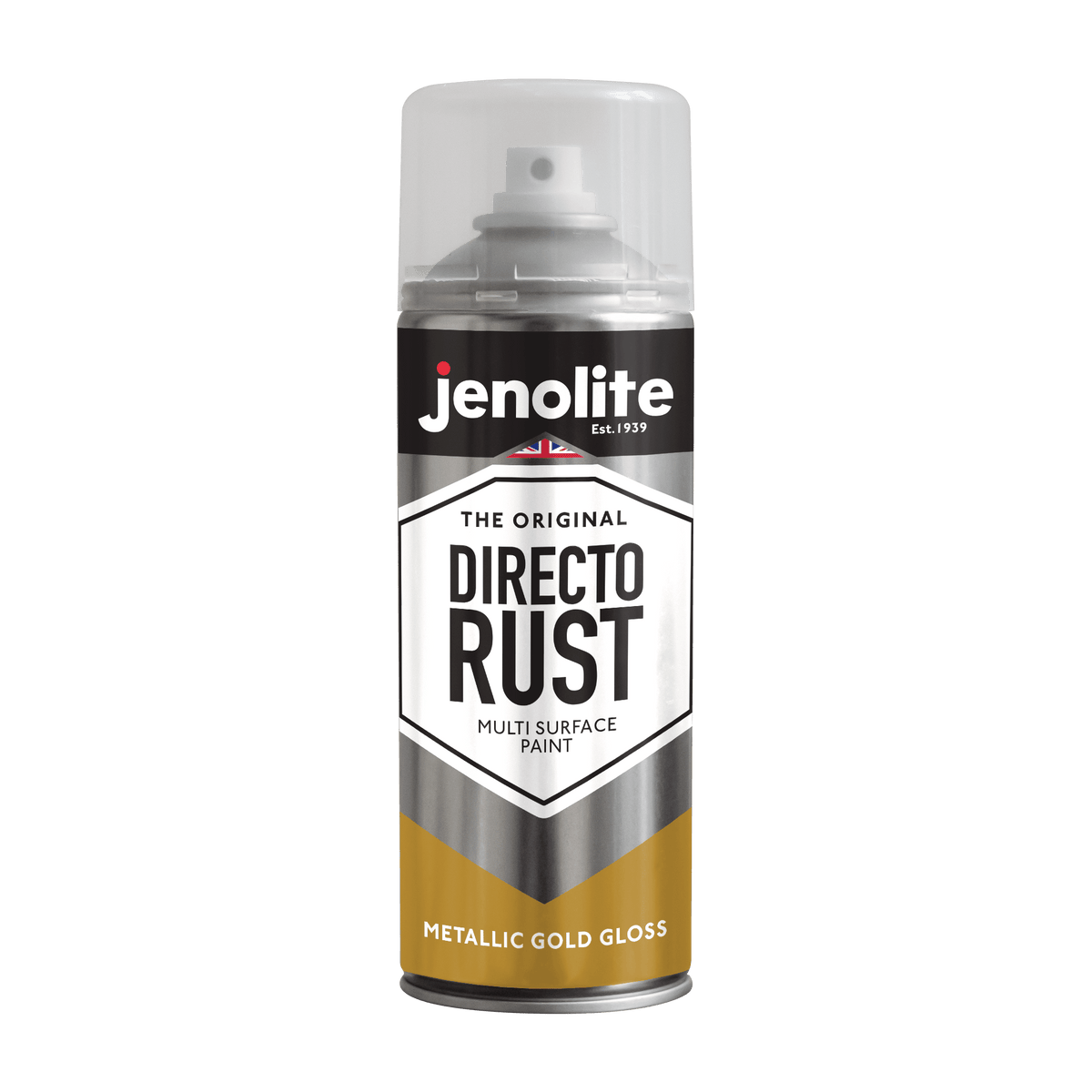 DIRECTORUST Spray Paint | METALLIC GLOSS | 400ml | Multi Surface Spray Paint