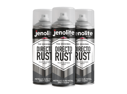 DIRECTORUST Spray Paint | METALLIC GLOSS | 400ml | Multi Surface Spray Paint