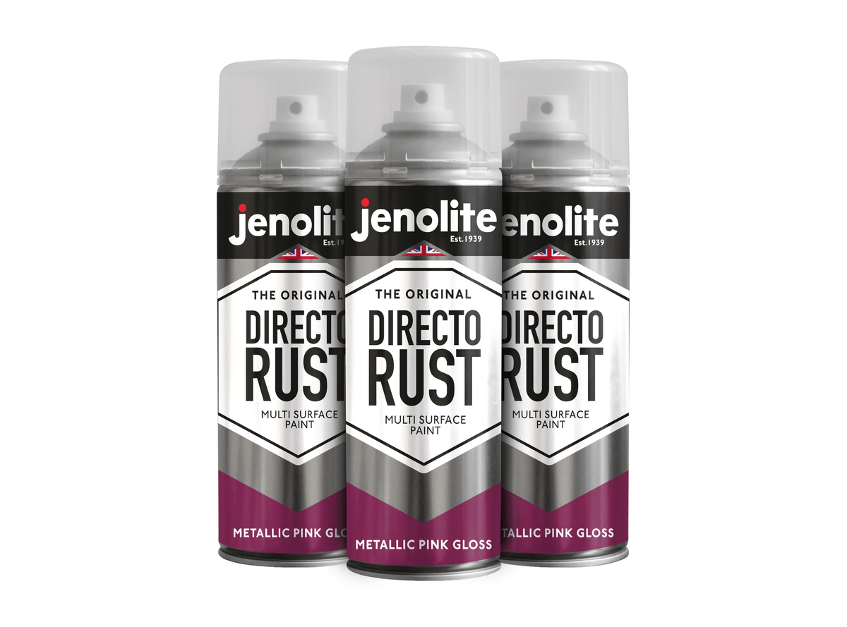 DIRECTORUST Spray Paint | METALLIC GLOSS | 400ml | Multi Surface Spray Paint