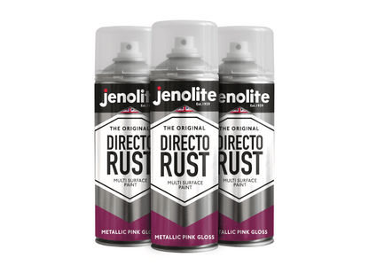 DIRECTORUST Spray Paint | METALLIC GLOSS | 400ml | Multi Surface Spray Paint
