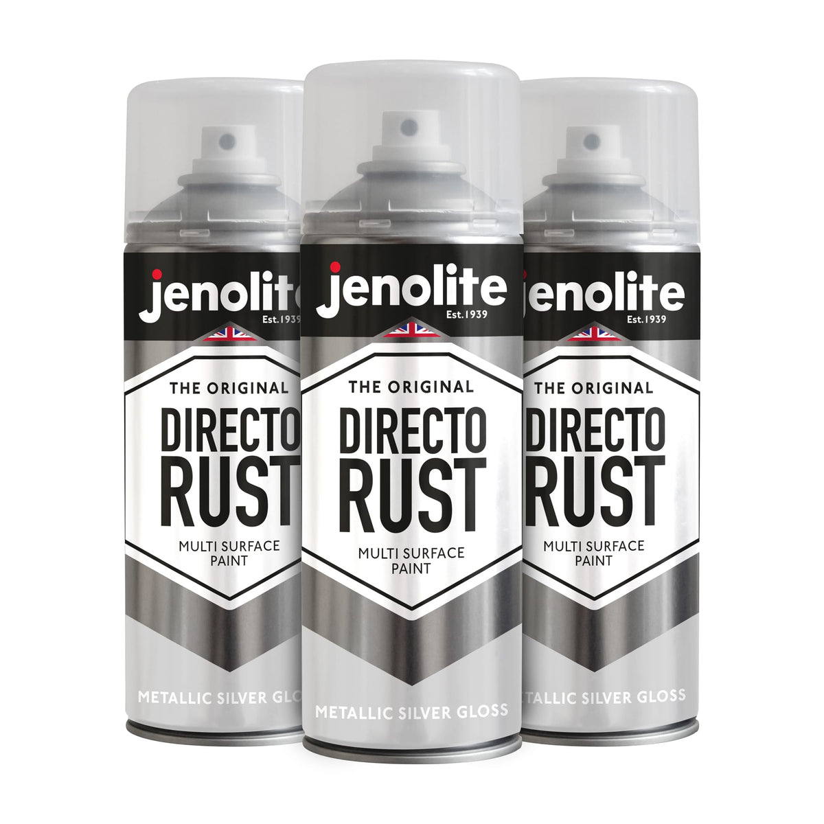 DIRECTORUST Spray Paint | METALLIC GLOSS | 400ml | Multi Surface Spray Paint