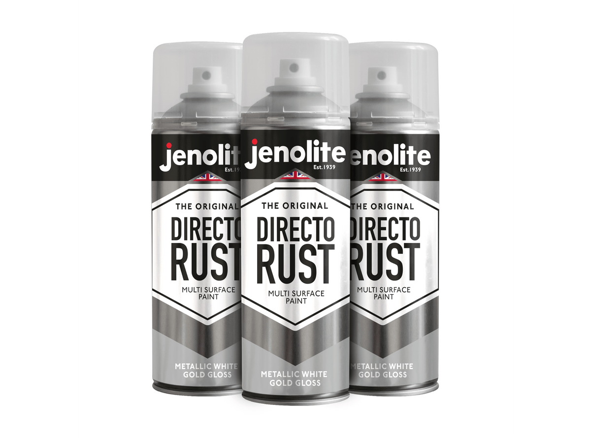 DIRECTORUST Spray Paint | METALLIC GLOSS | 400ml | Multi Surface Spray Paint