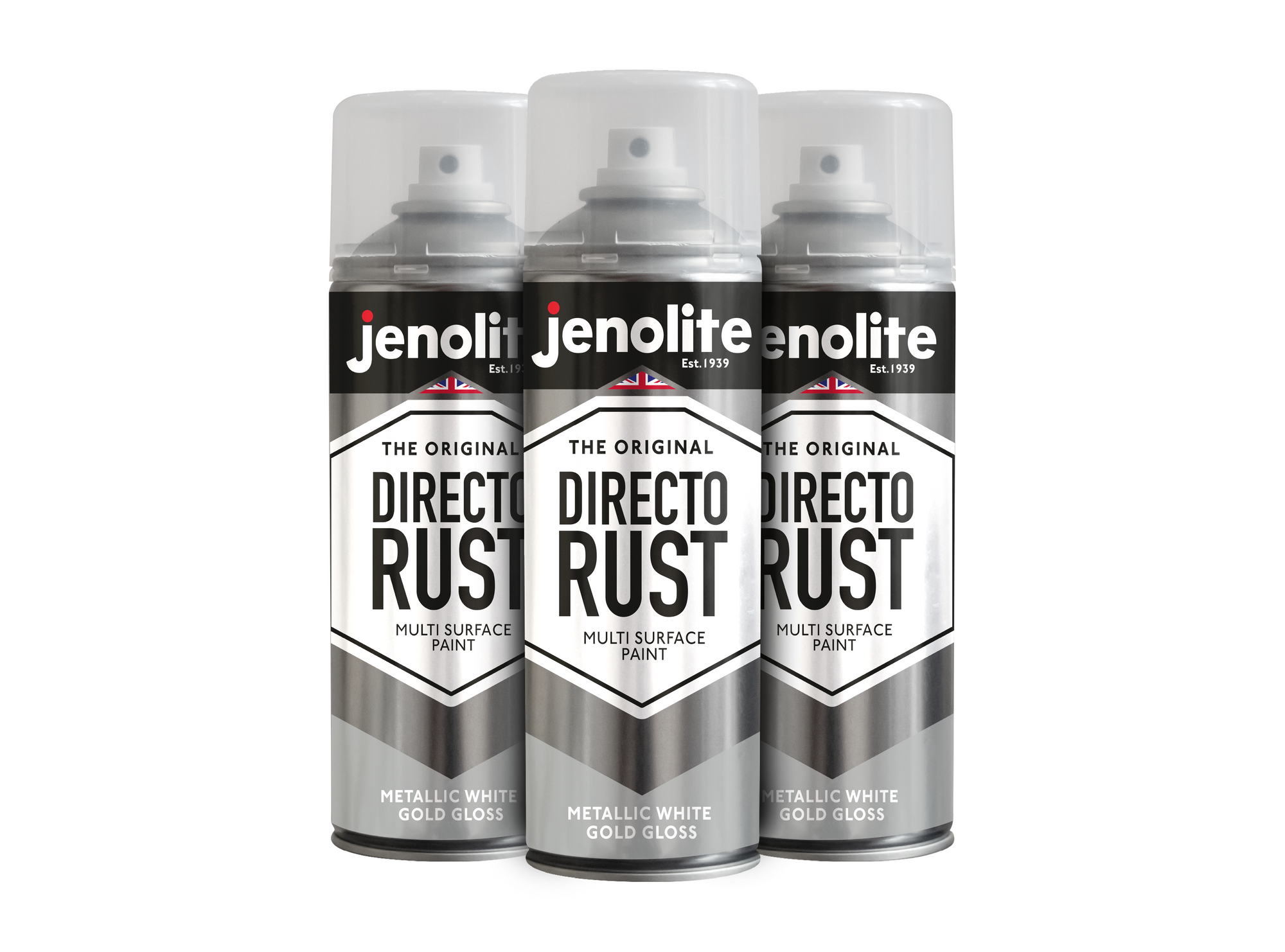 DIRECTORUST Gloss Spray Paint | METALLIC | 400ml | Multi Surface