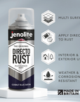 DIRECTORUST Spray Paint | Satin | Cobalt Blue | 12 x 400ml | RAL 5013