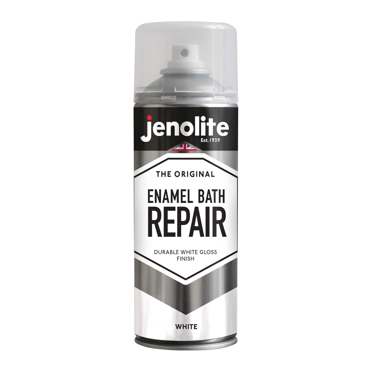 Enamel Bath Repair Spray Paint 500ml - White Gloss Finish - Baths, Sinks & Shower Trays