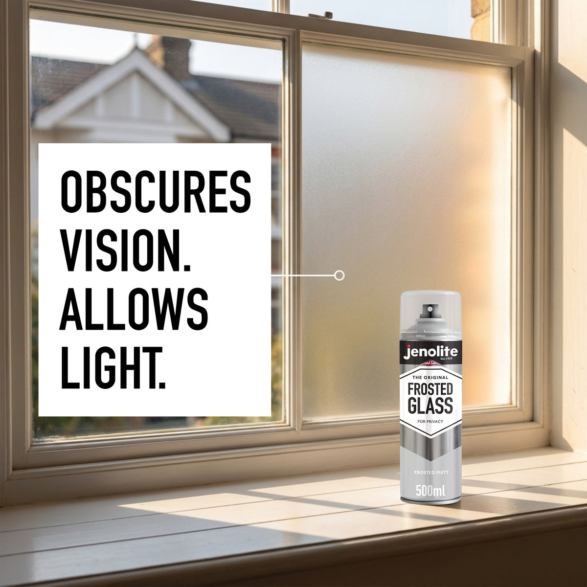Frosted Glass | 500ml Aerosol Spray Paint