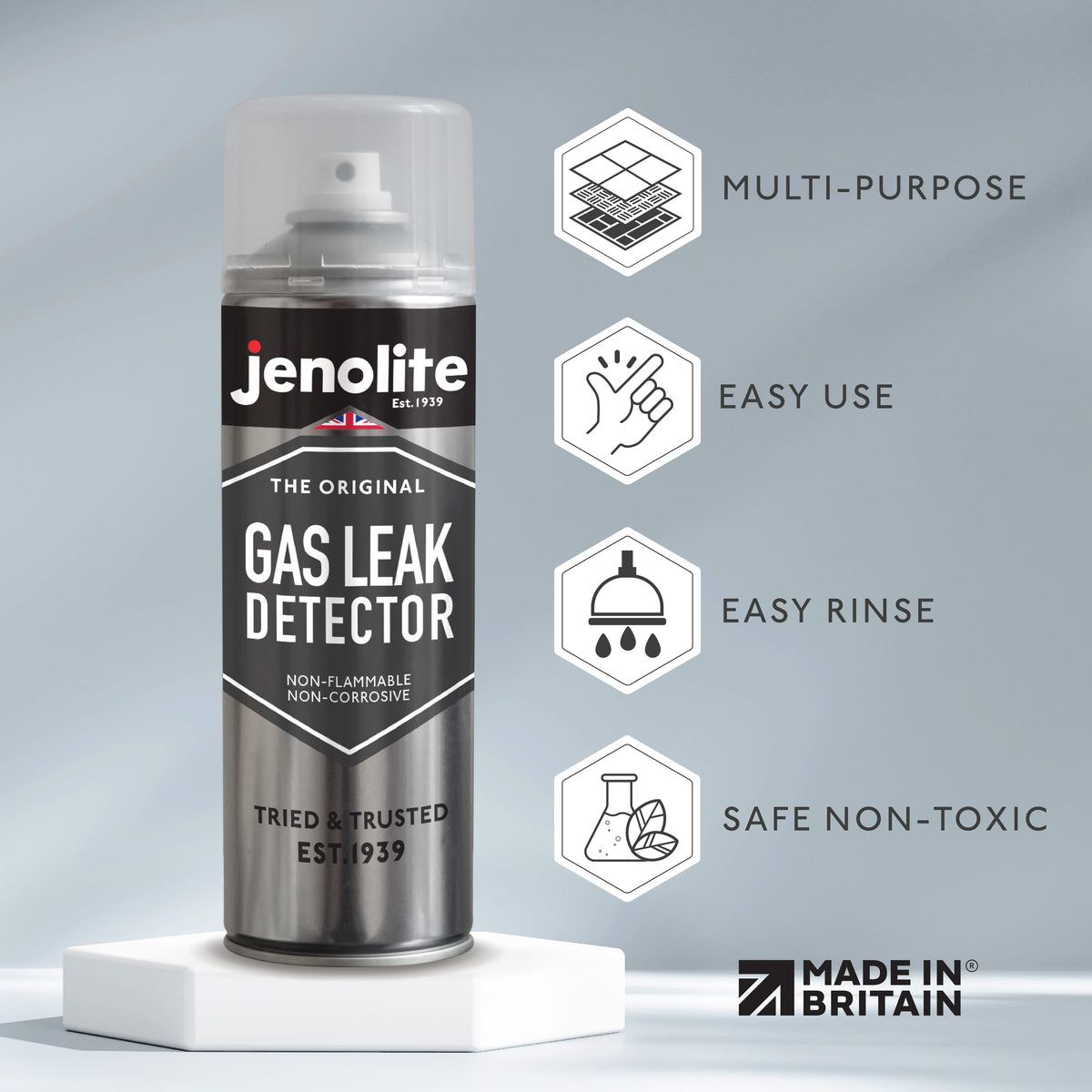 Gas Leak Detector Spray | 400ml | Detect Leaks in Heating, Plumbing & More